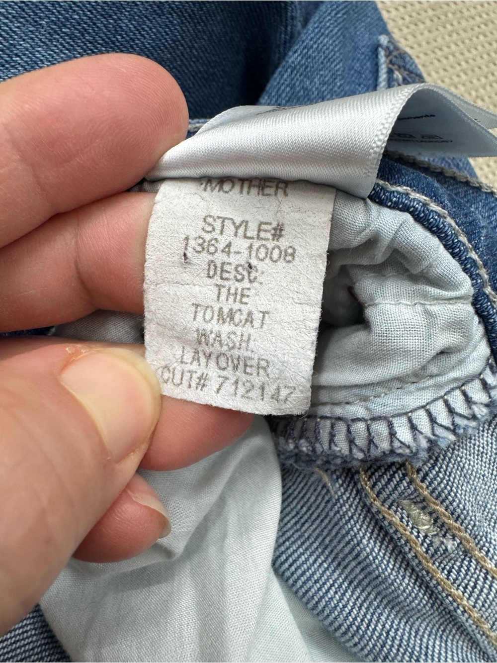 The Mother "The Tomcat" jeans in the Layover. - Picture 12 of 16